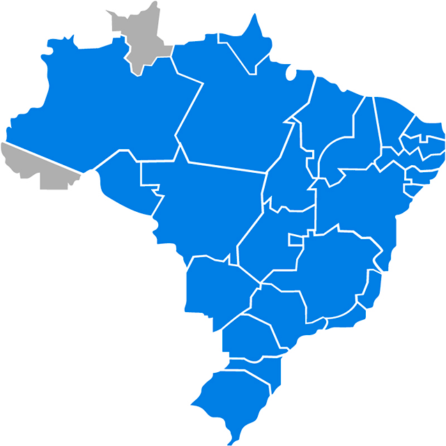 Estamos conquistando o Brasil